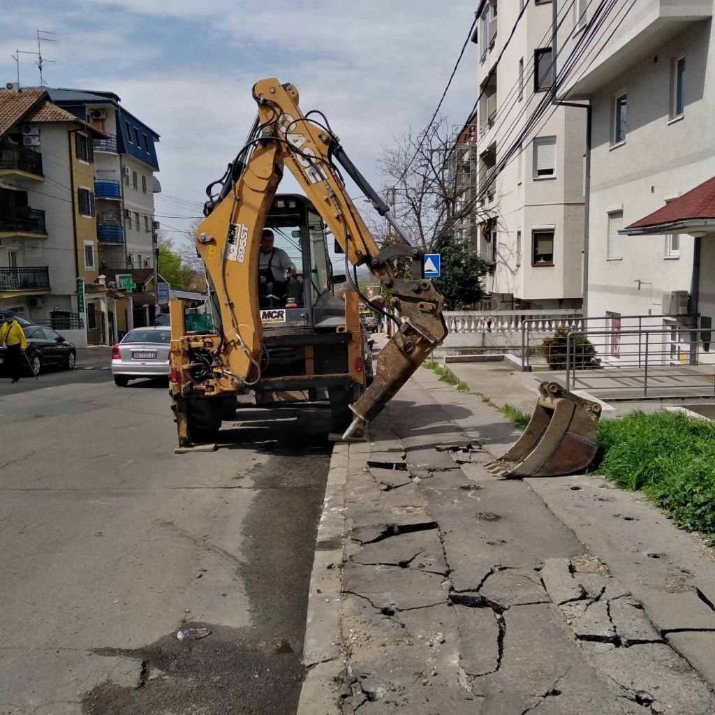 Реконструкција Улице солунских бораца