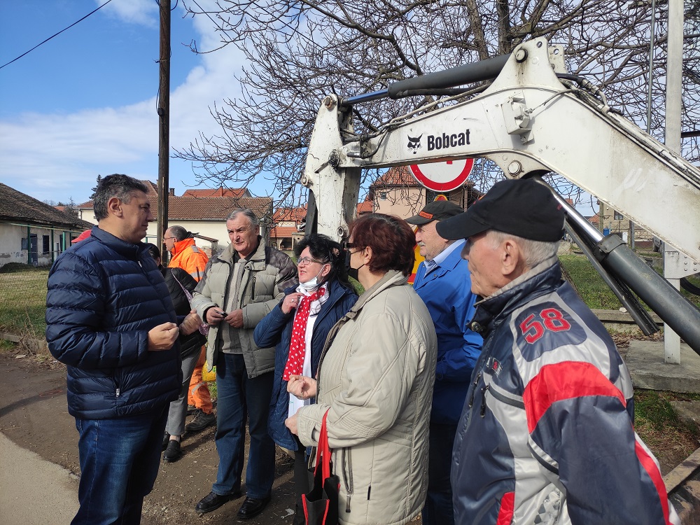 Реконструкција водоводне мреже у Улици Љубе Ранковића у Остружници